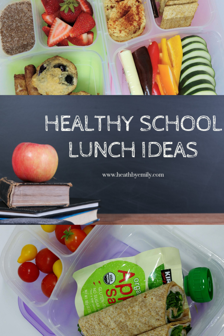 Healthy School Lunch Ideas - Health by Emily